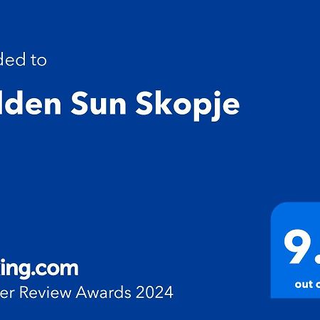 Golden Sun Skopjeアパートメント エクステリア 写真