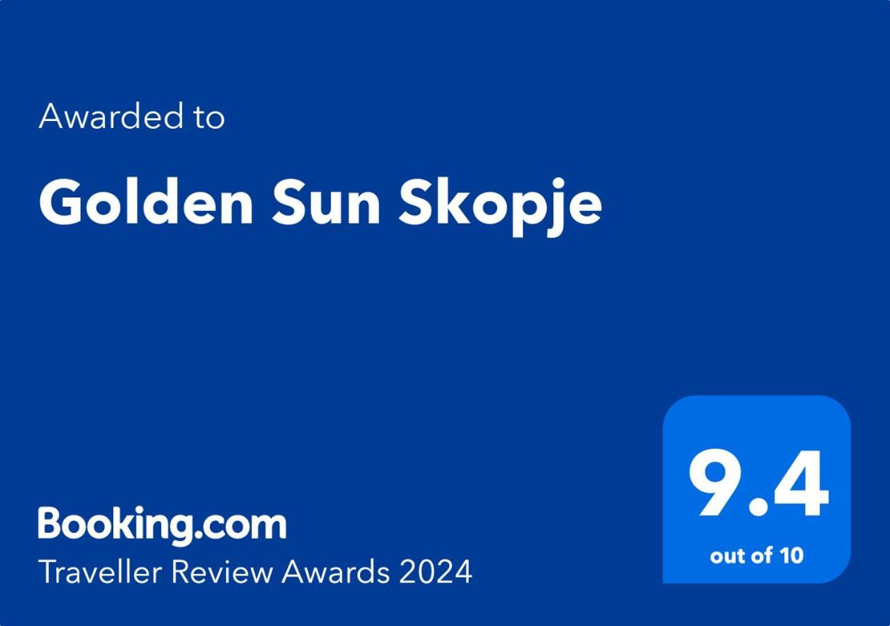 Golden Sun Skopjeアパートメント エクステリア 写真